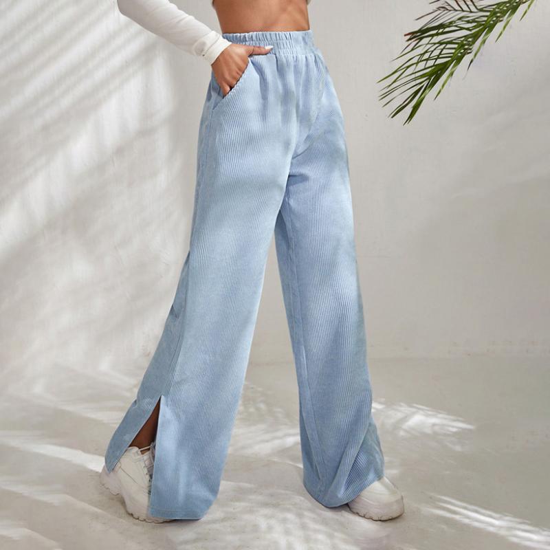 Nahla comfortabele broek met extra wijde pijpen