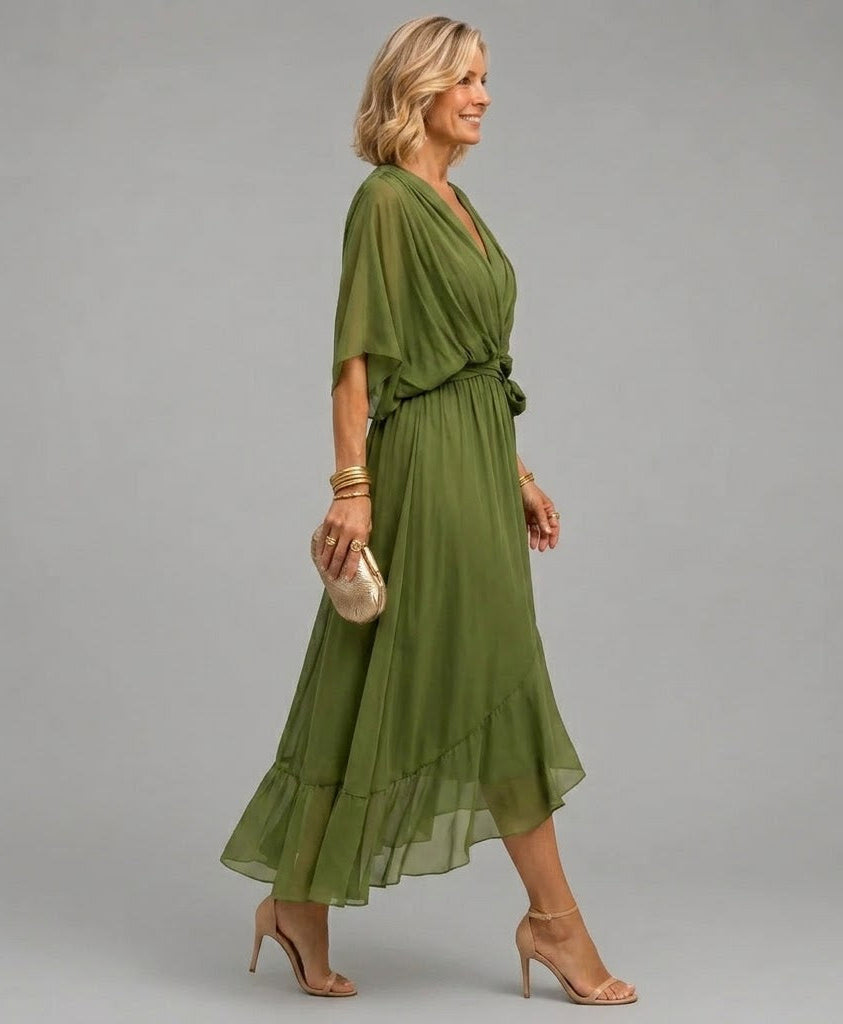 Monica | V-hals jurk