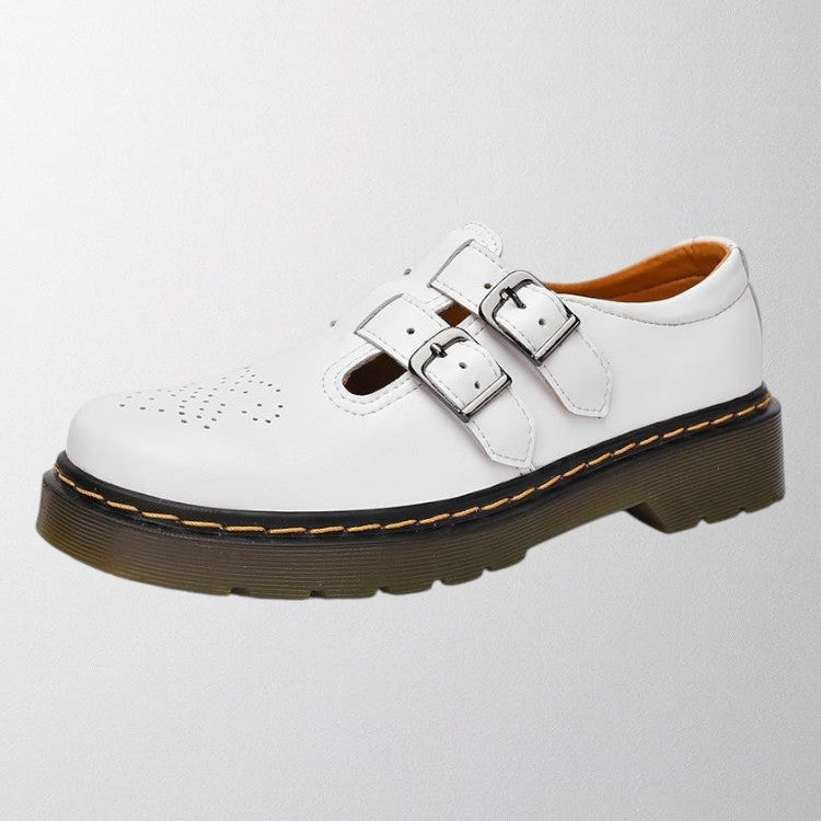 Hinke schoen met twee gespen
