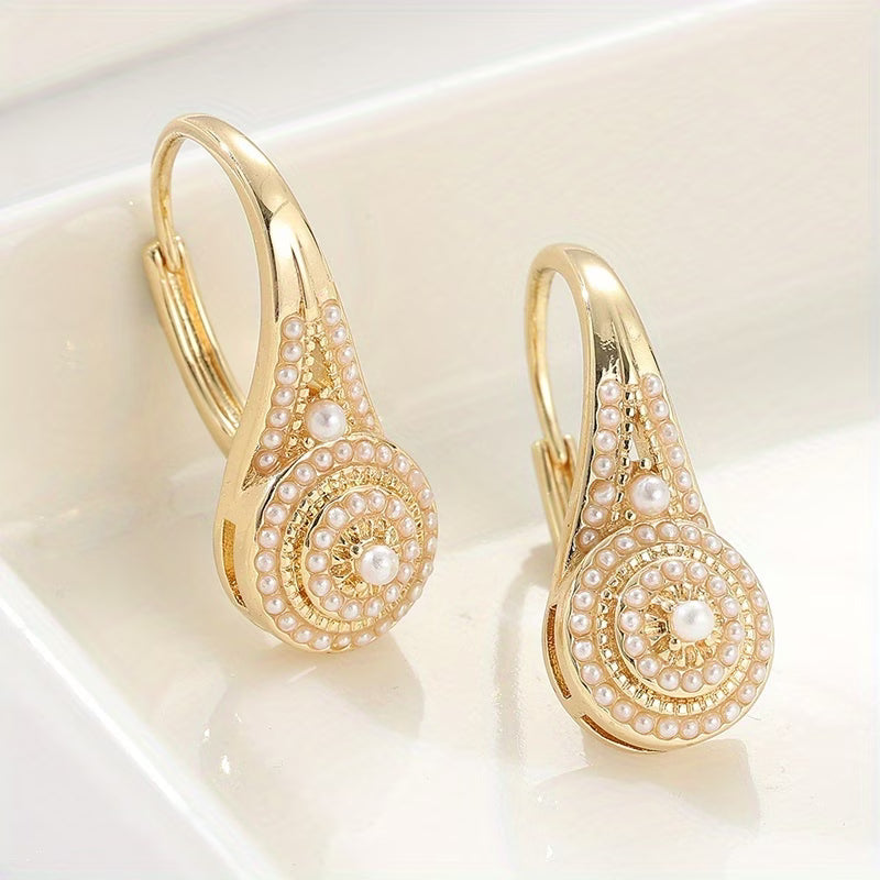 Elegante oorbellen met parels