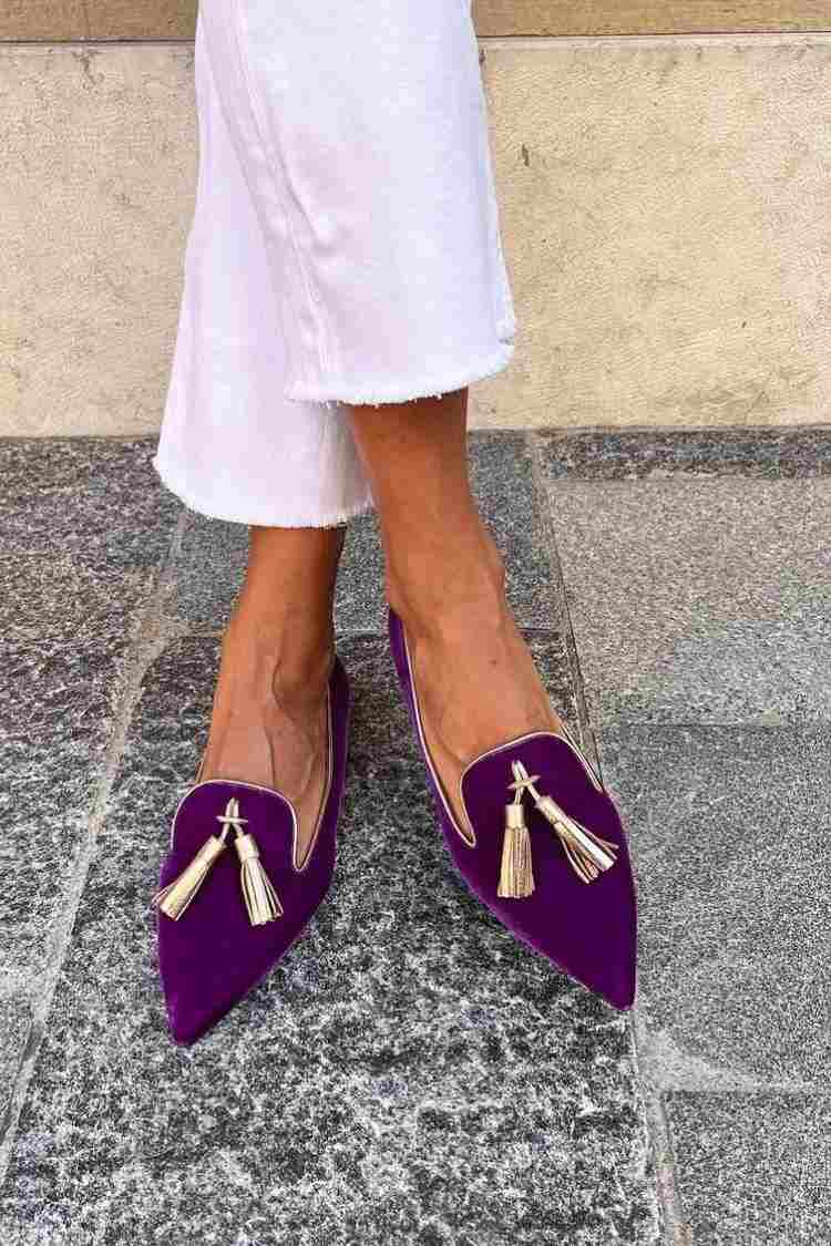 Amelie loafers met kwastjes
