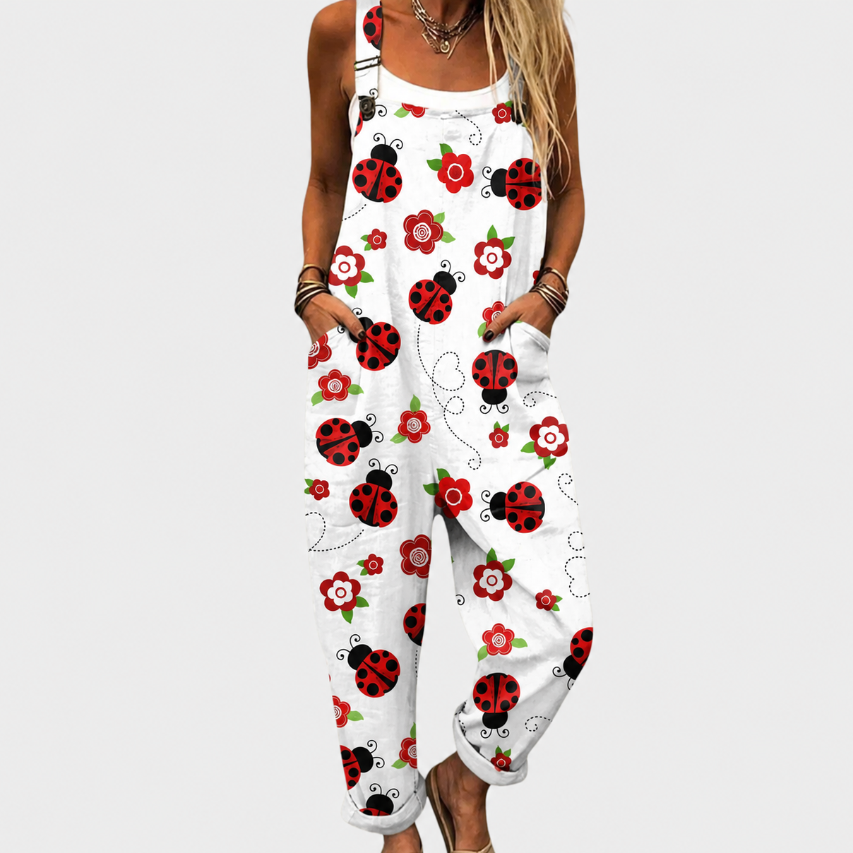 Jolanda salopette met dessin