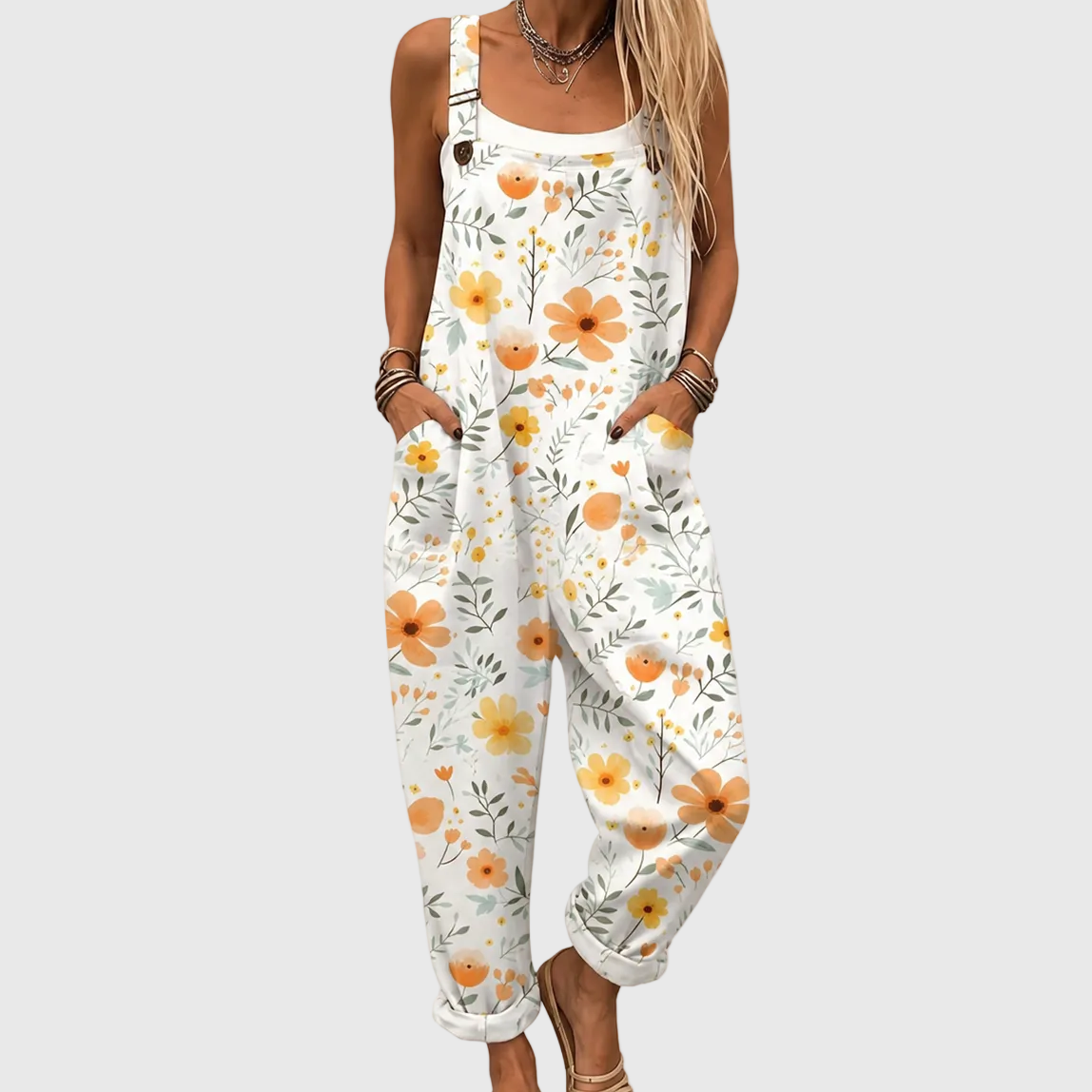 Annika salopette met print