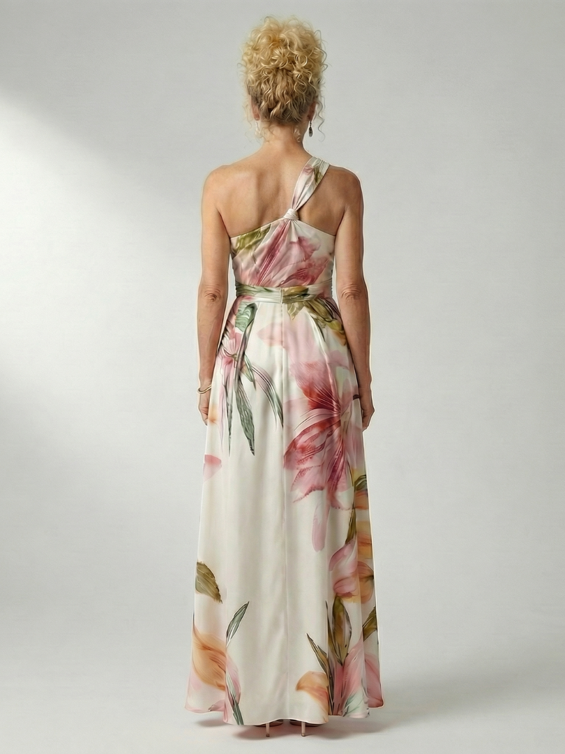 Amiel maxi-jurk met bloemenprint