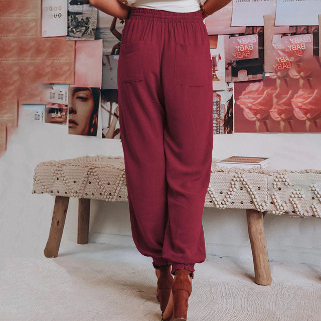 Kaeli elegante broek met verstelbare taille