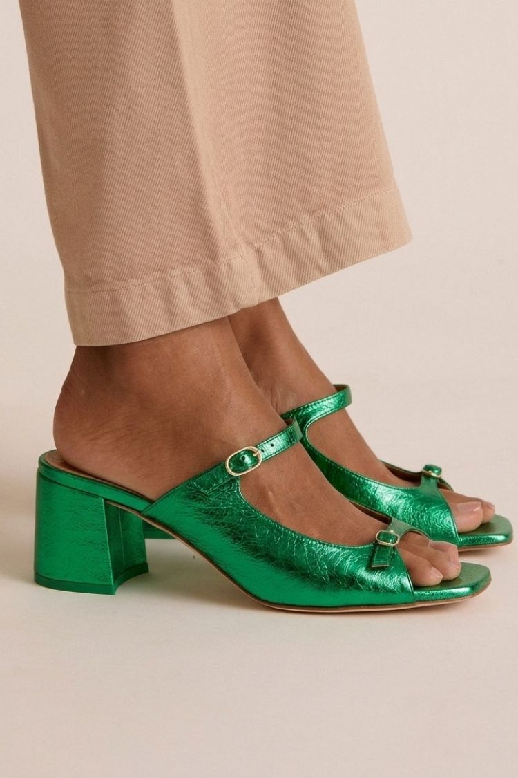 Juliette elegante sandalen met glans