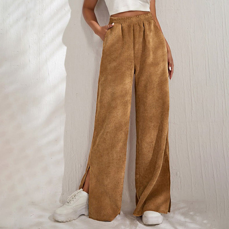 Nahla comfortabele broek met extra wijde pijpen