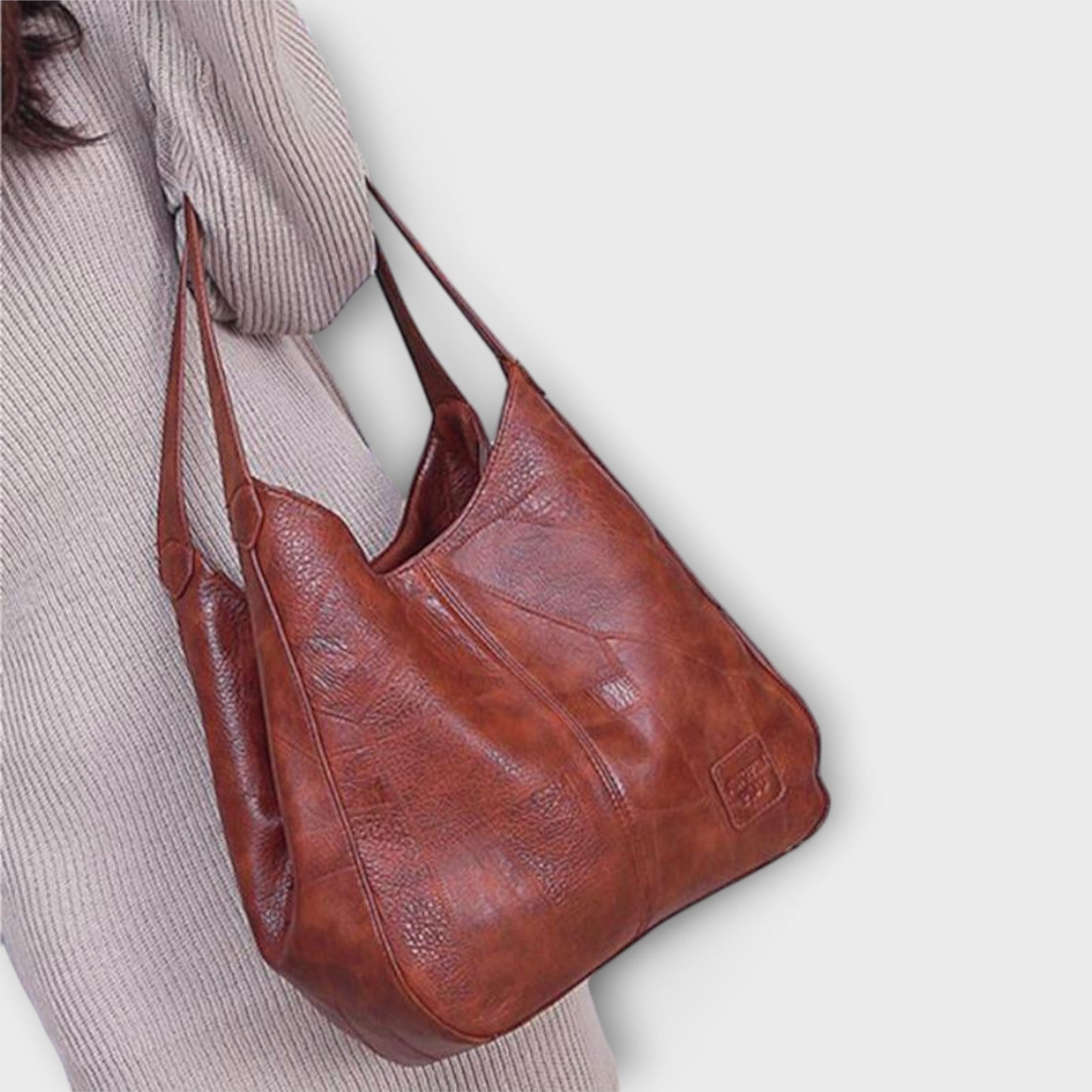 Vintage tas met gespsluiting