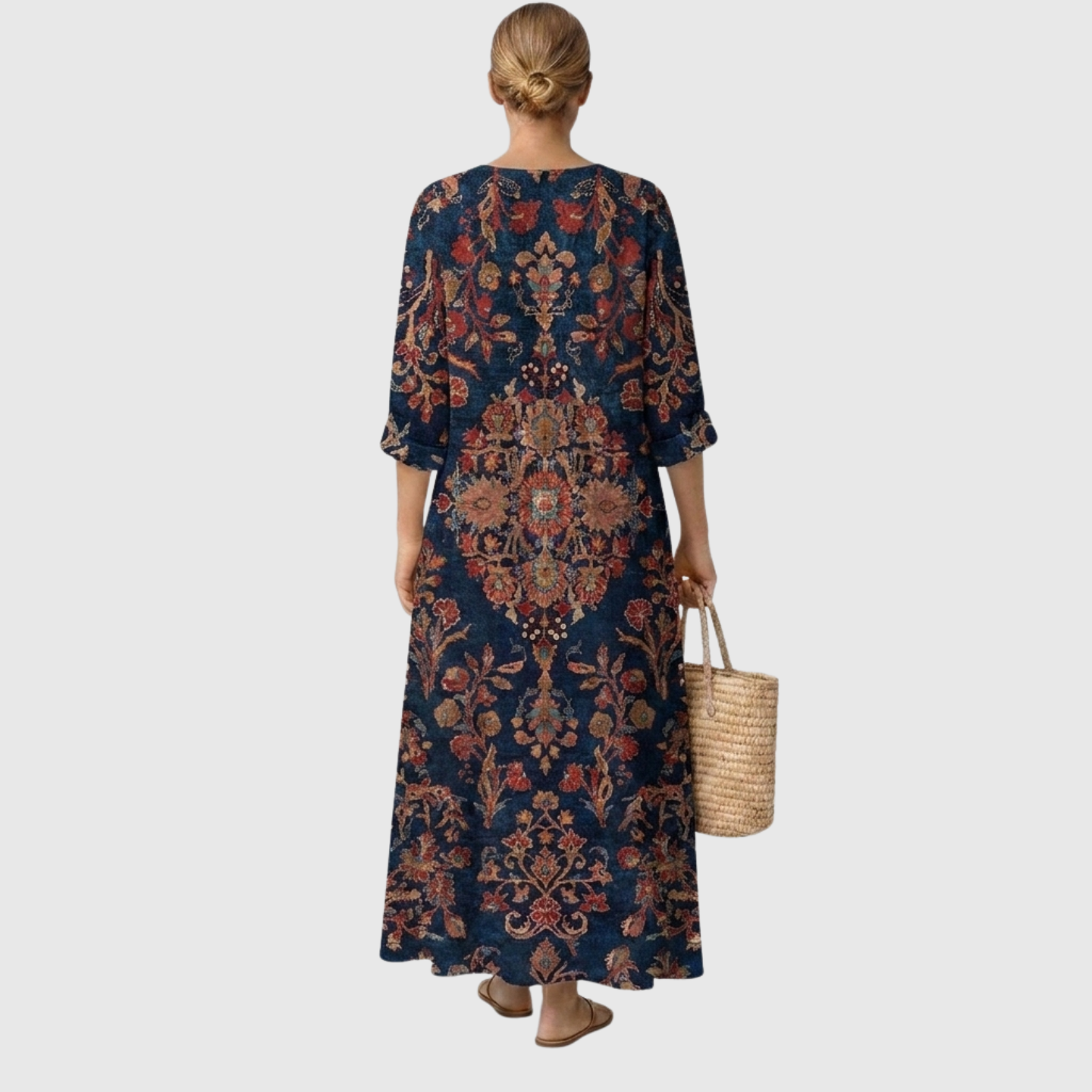 Adela jurk met charmante bloemenprint