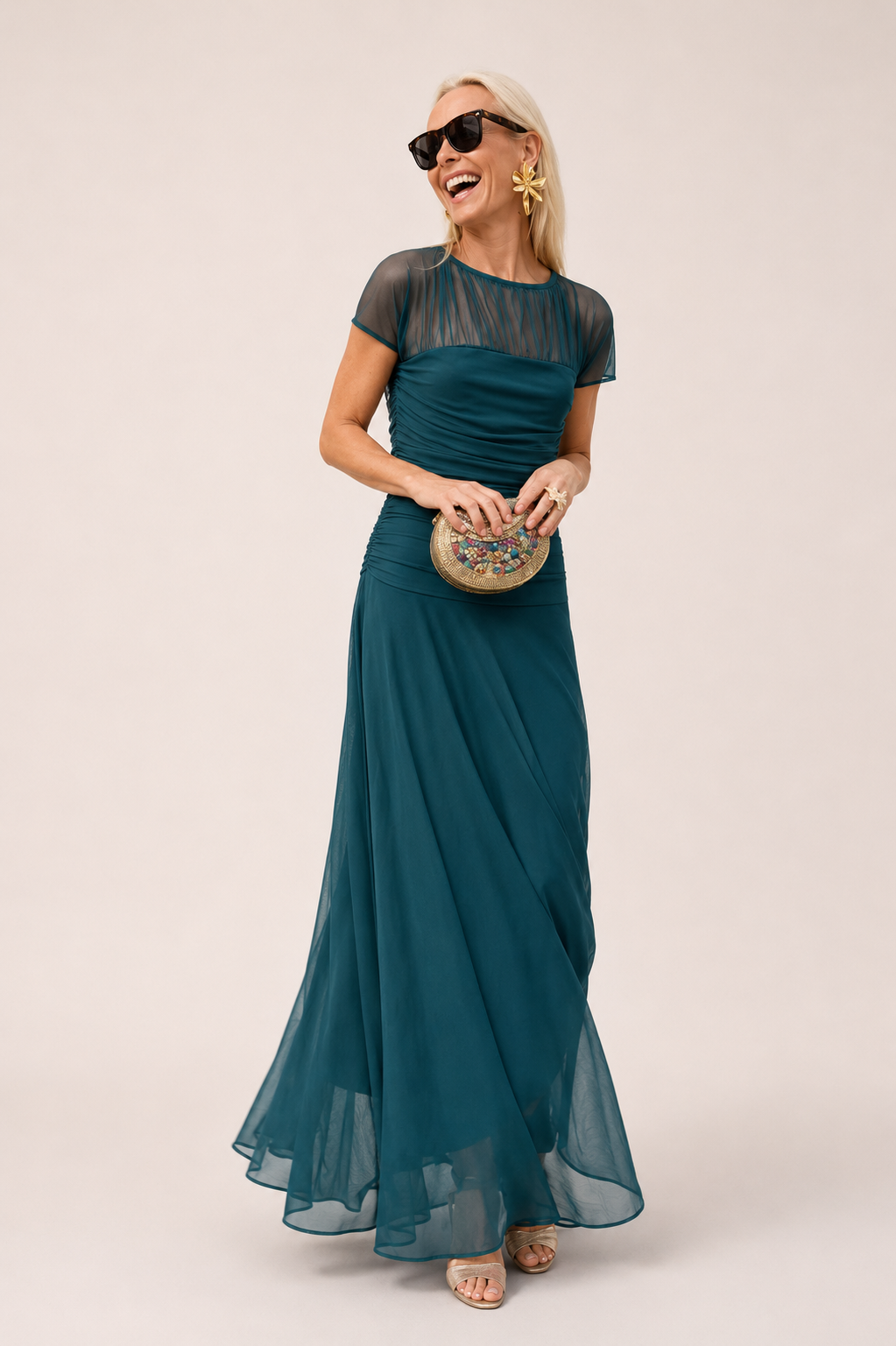 Lauren™ | Chiffon Jurk