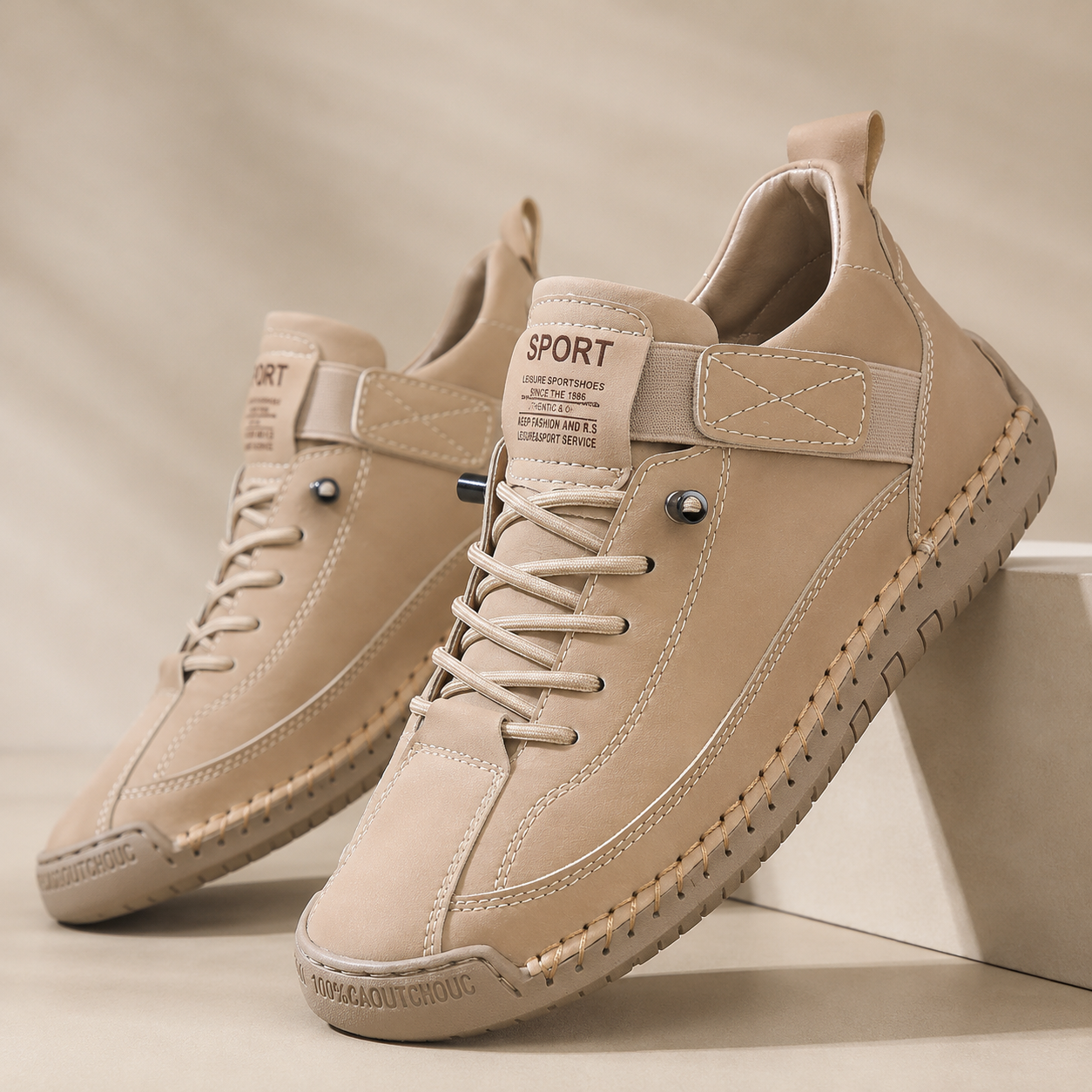 Léa comfortsneakers in beige