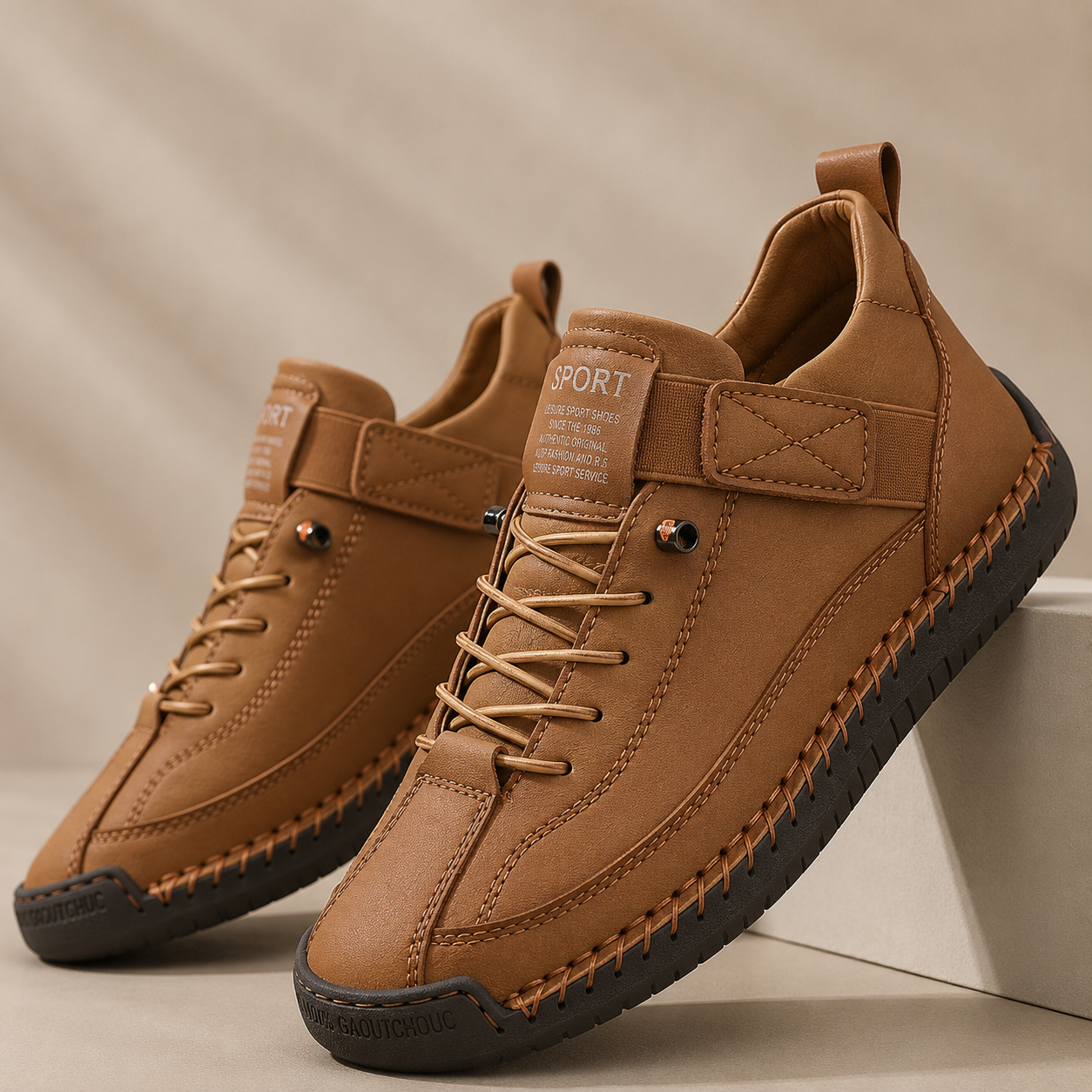 Léa comfortsneakers in bruin