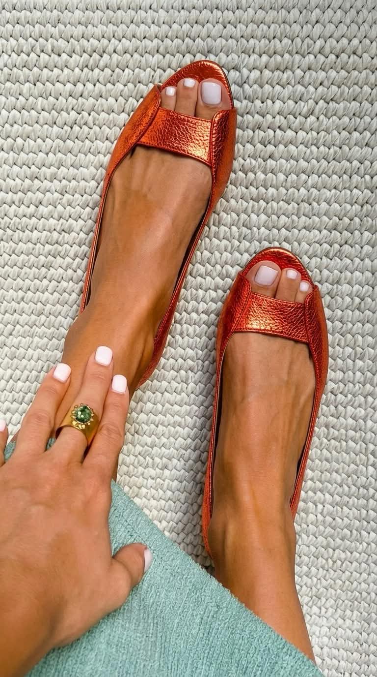 Adelina gouden comfortsandalen