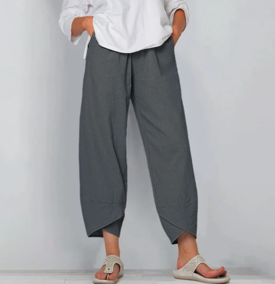 Riley lichte broek met elastische taille