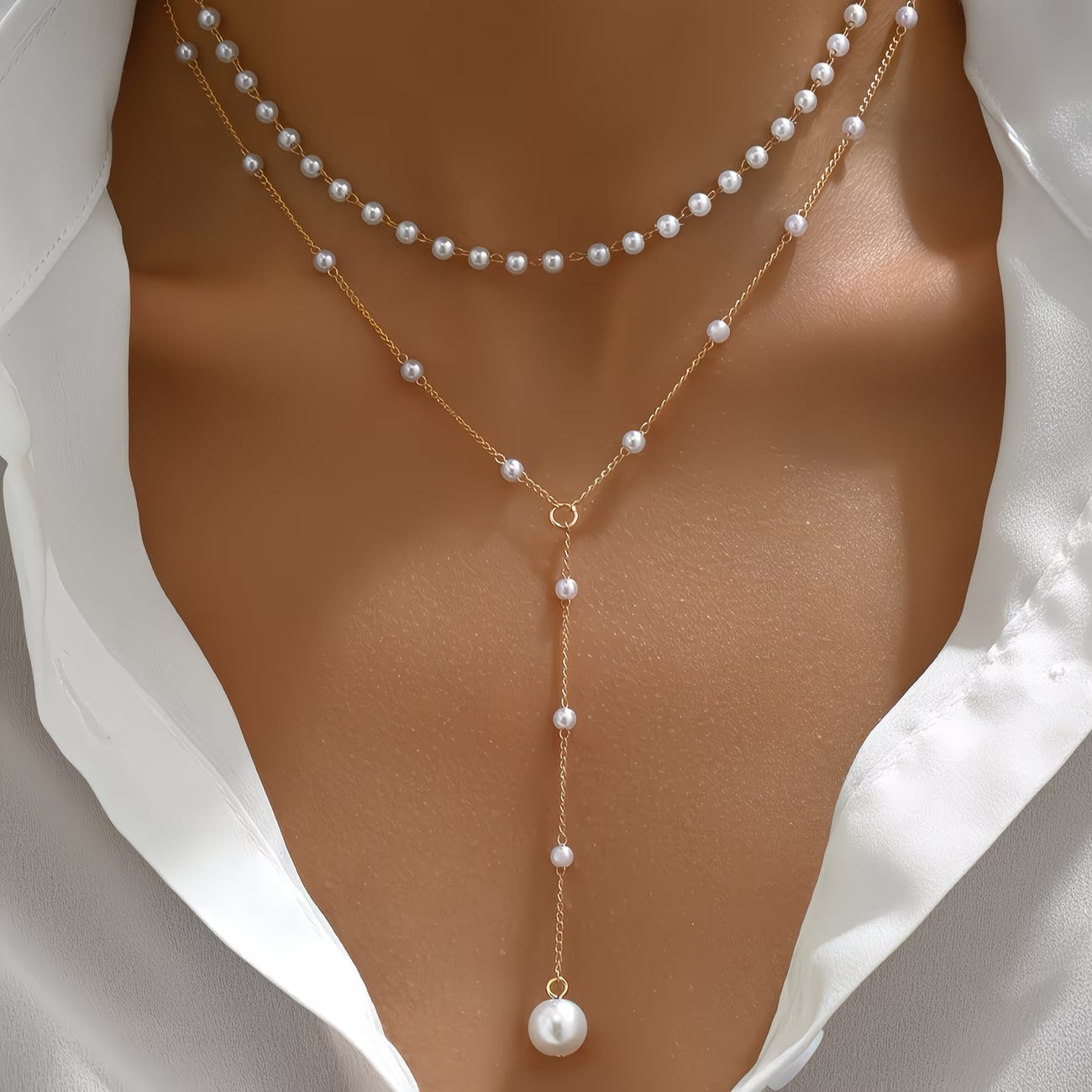 Ketting met oplopende parels