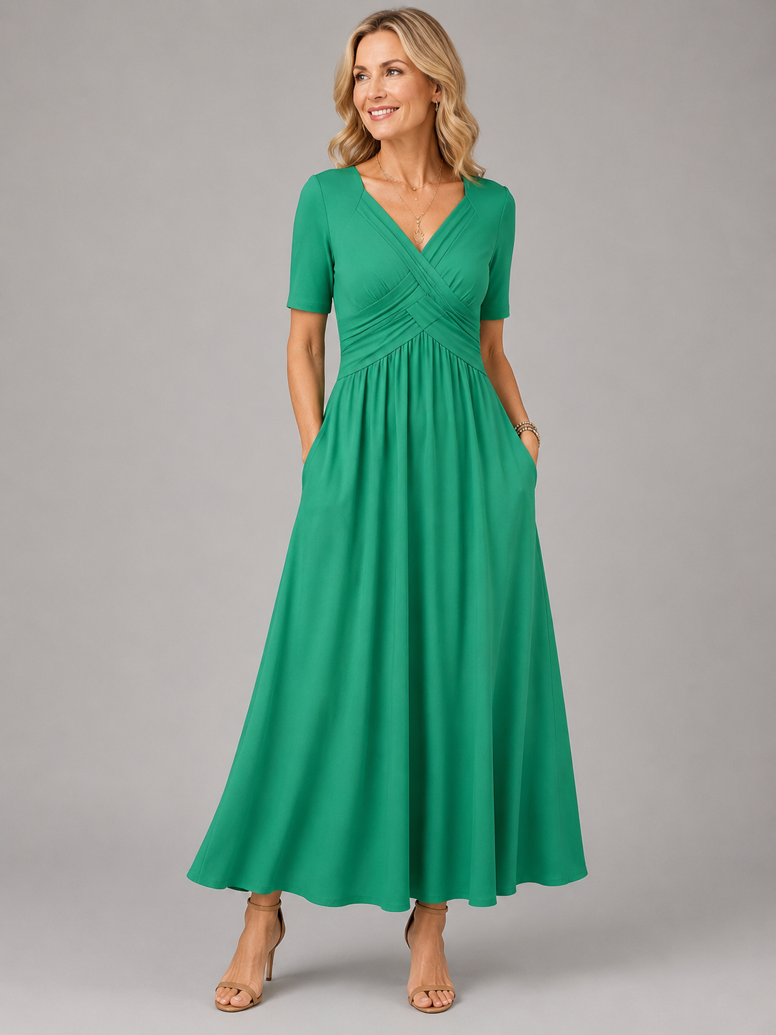 Angeli™ | Elegante Midi Dress