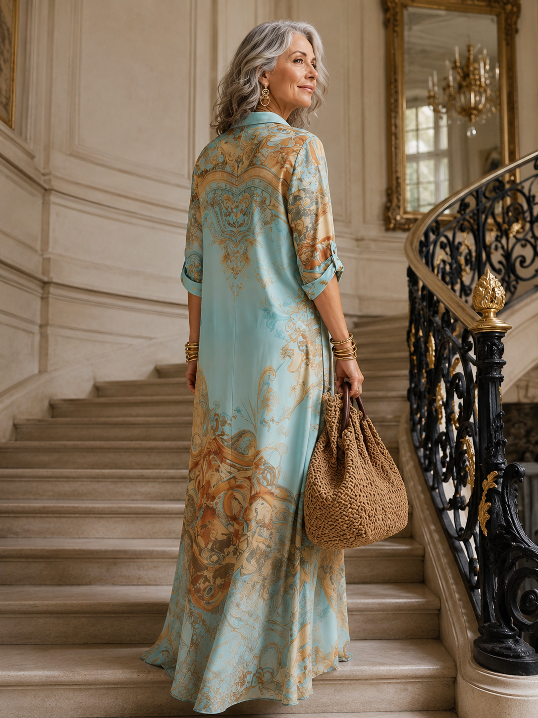 Evalexy I Maxi Jurk Print Luxe
