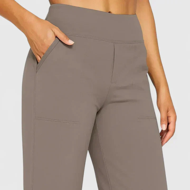 Ame elegante broek met rechte pijpen