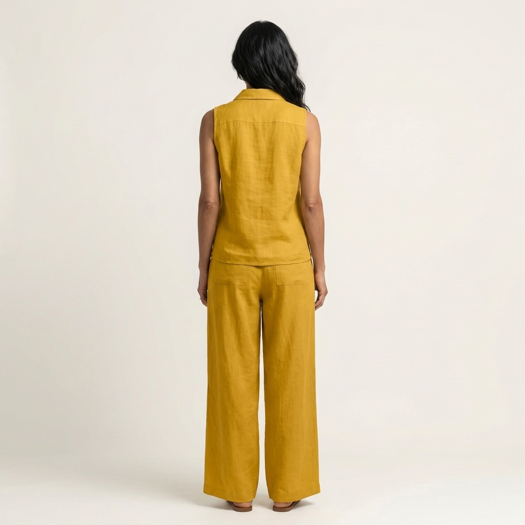 Elsbeth set met overslagtop en wijde broek