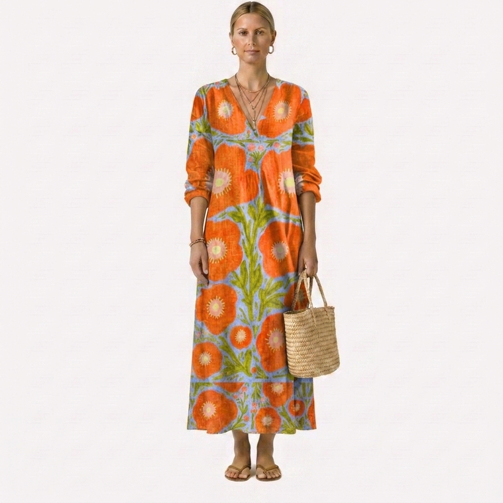 Alba charmante jurk met bloemenprint