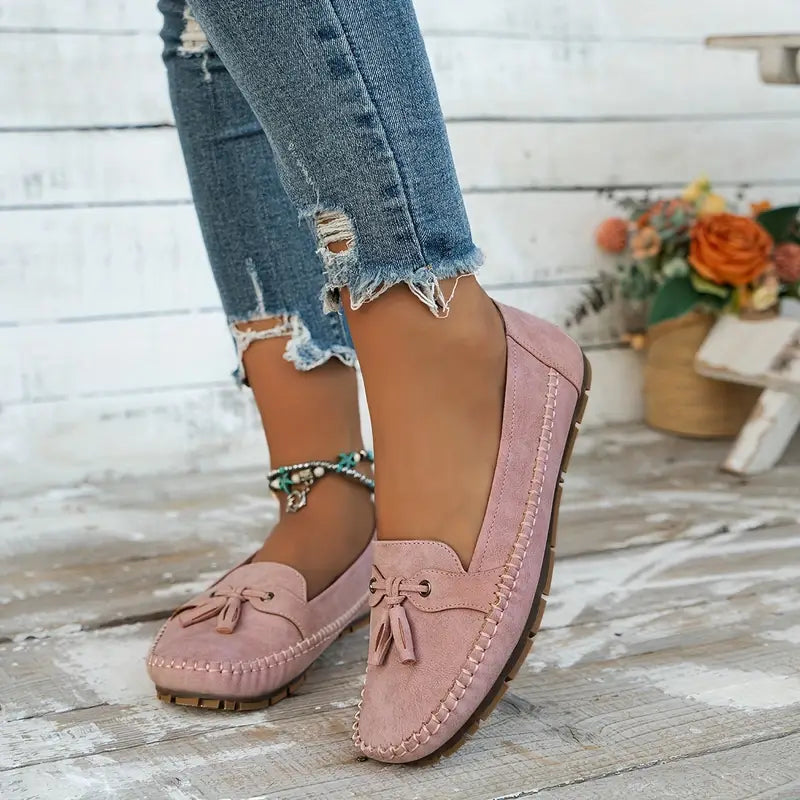 Ingrid vintage loafers detail