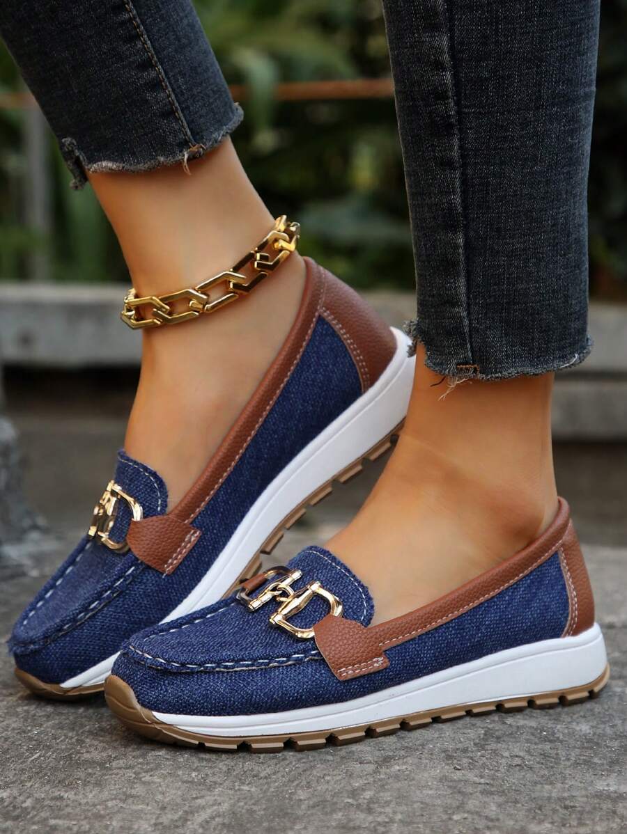 Kendrix stijlvolle casual loafers in marineblauw