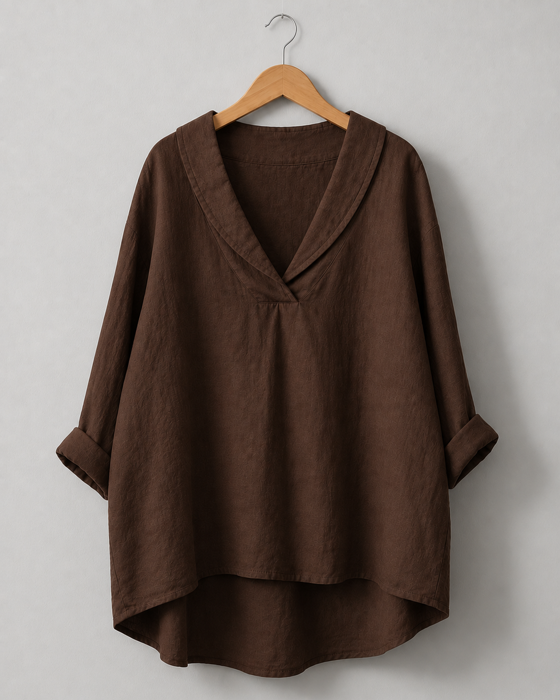 Lilah | Losvallende zomertuniek met sjaalkraag