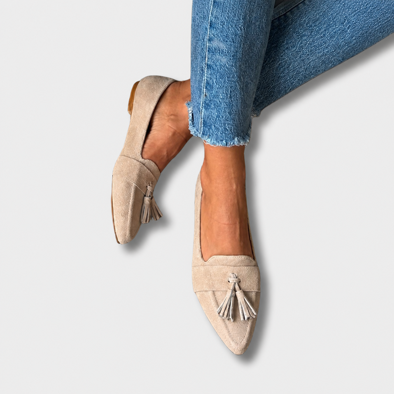 Lily | Chique loafers in beige