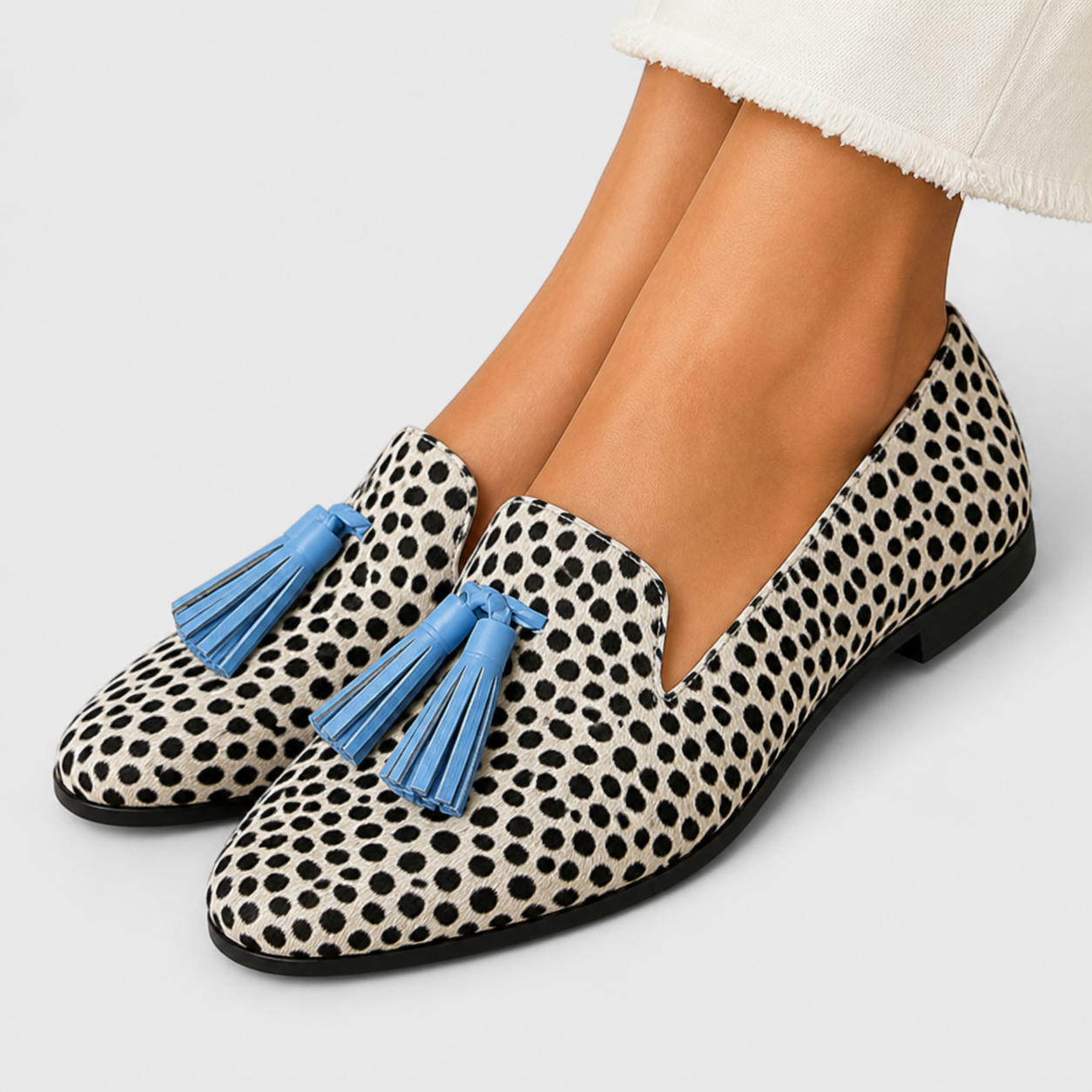 Mira | Loafers met lange franjes