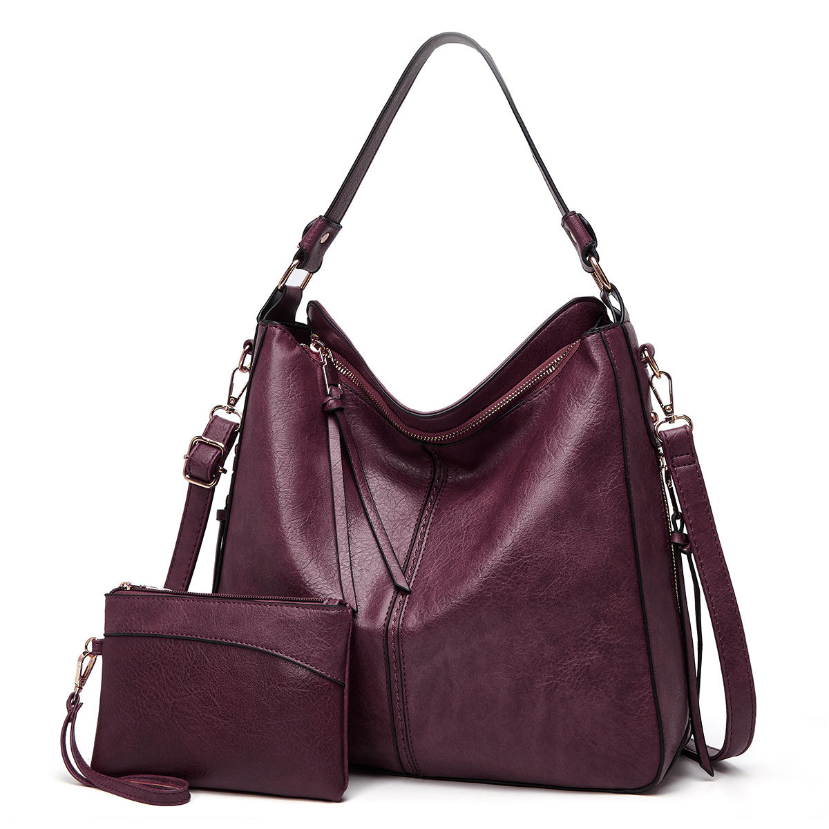 Premium Hobo Handtas – Inclusief Gratis Portemonnee