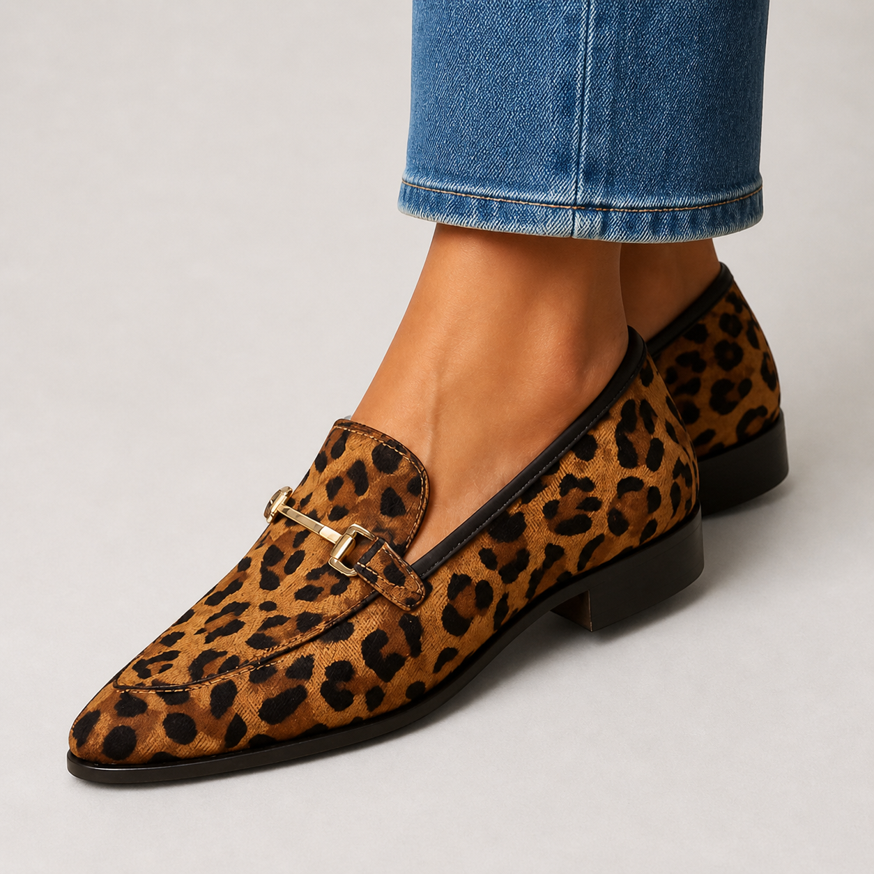 Rita | Loafers met wilde print