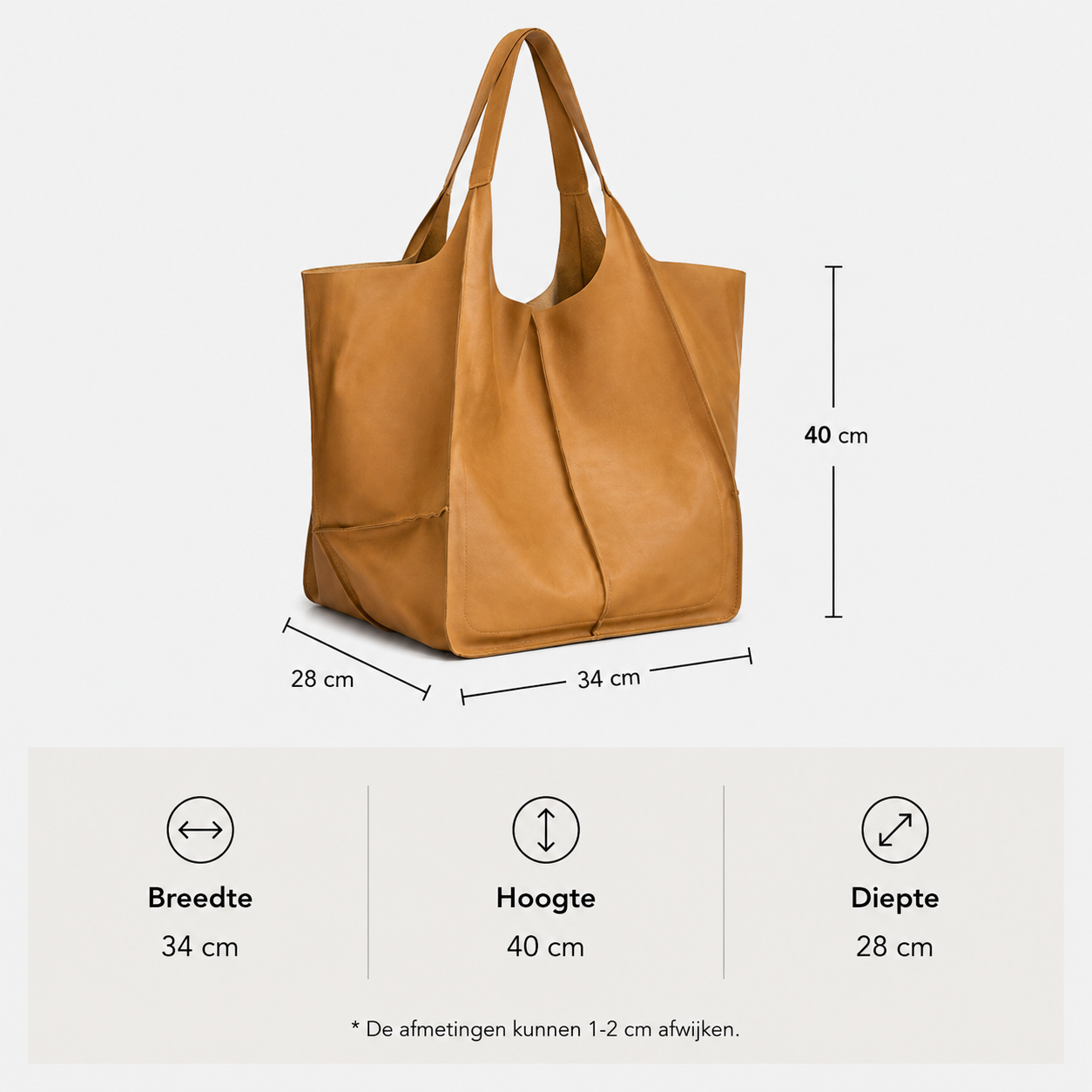 Vintage Oversized Tote Bag
