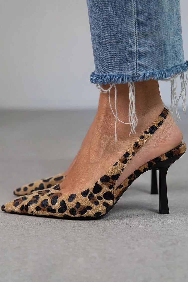 Pumps met dierenprint