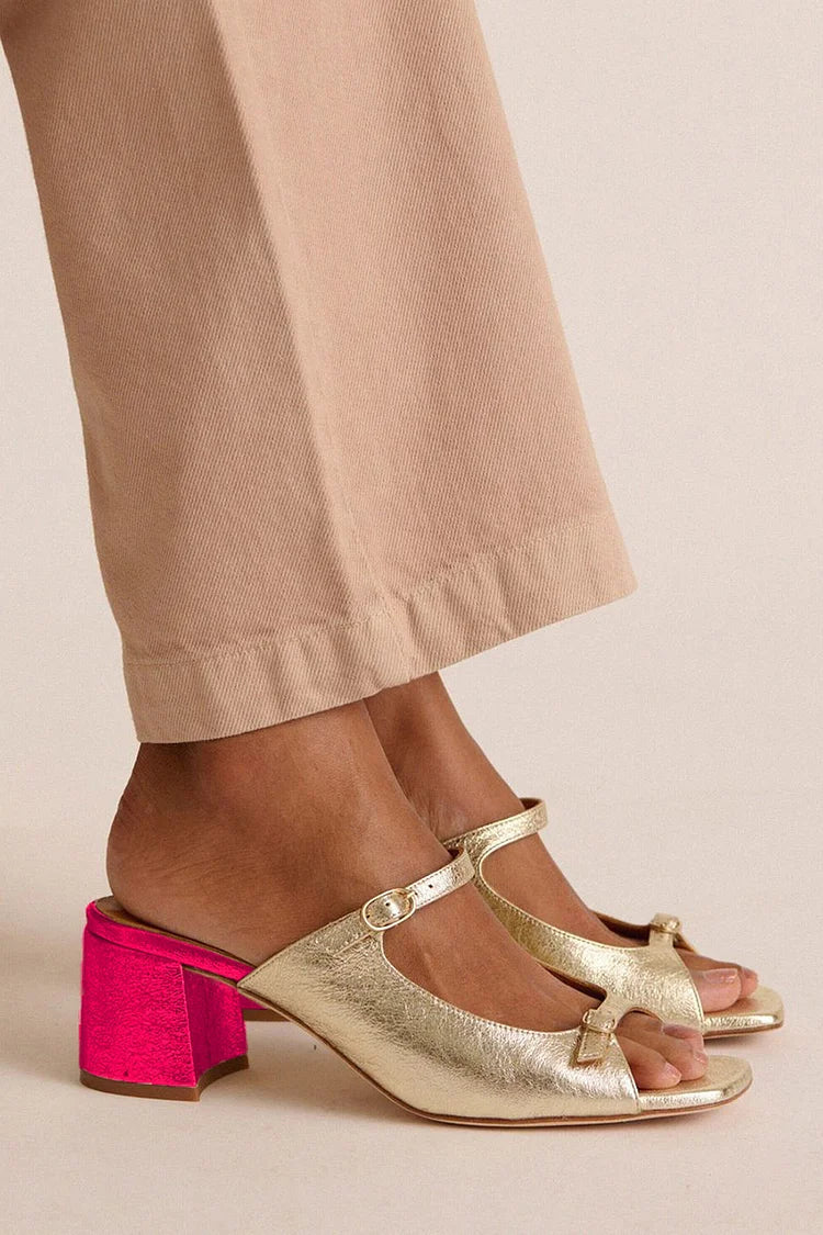 Juliette elegante sandalen met glans