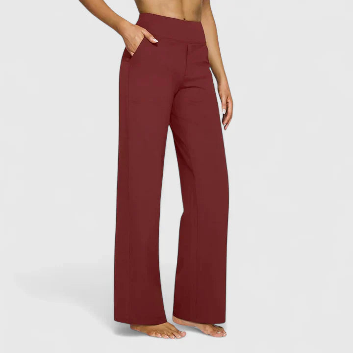 Ame elegante broek met rechte pijpen