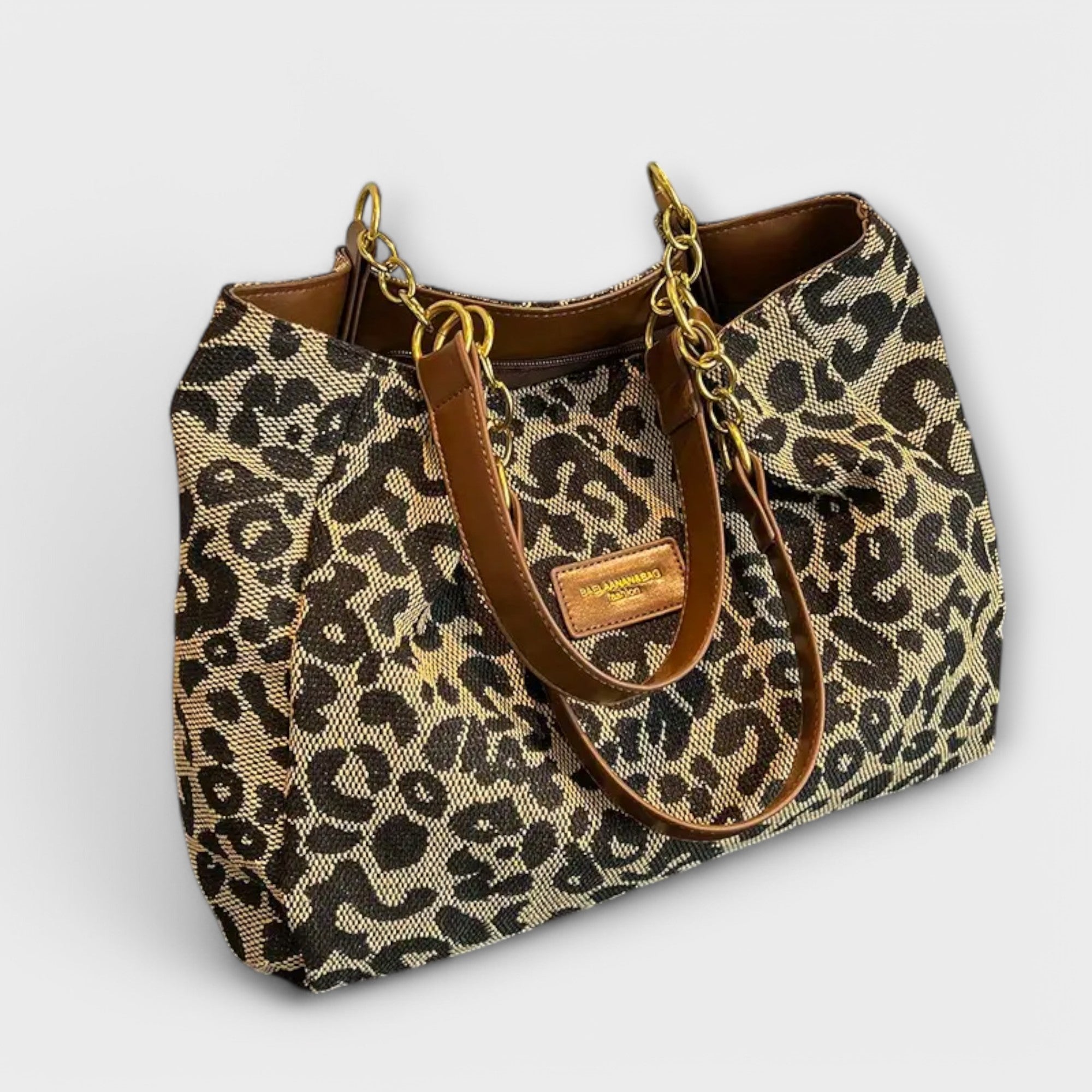 Shopper met luipaardprint