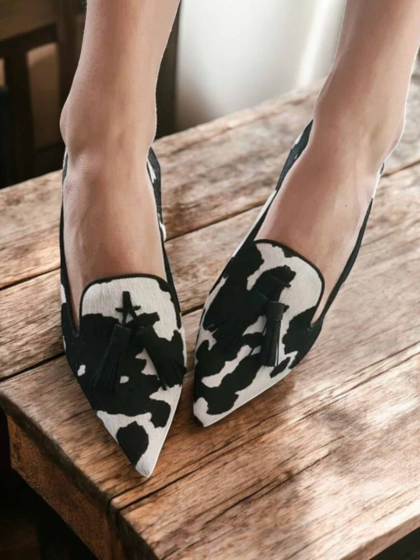 Beatrice elegante spitse loafers