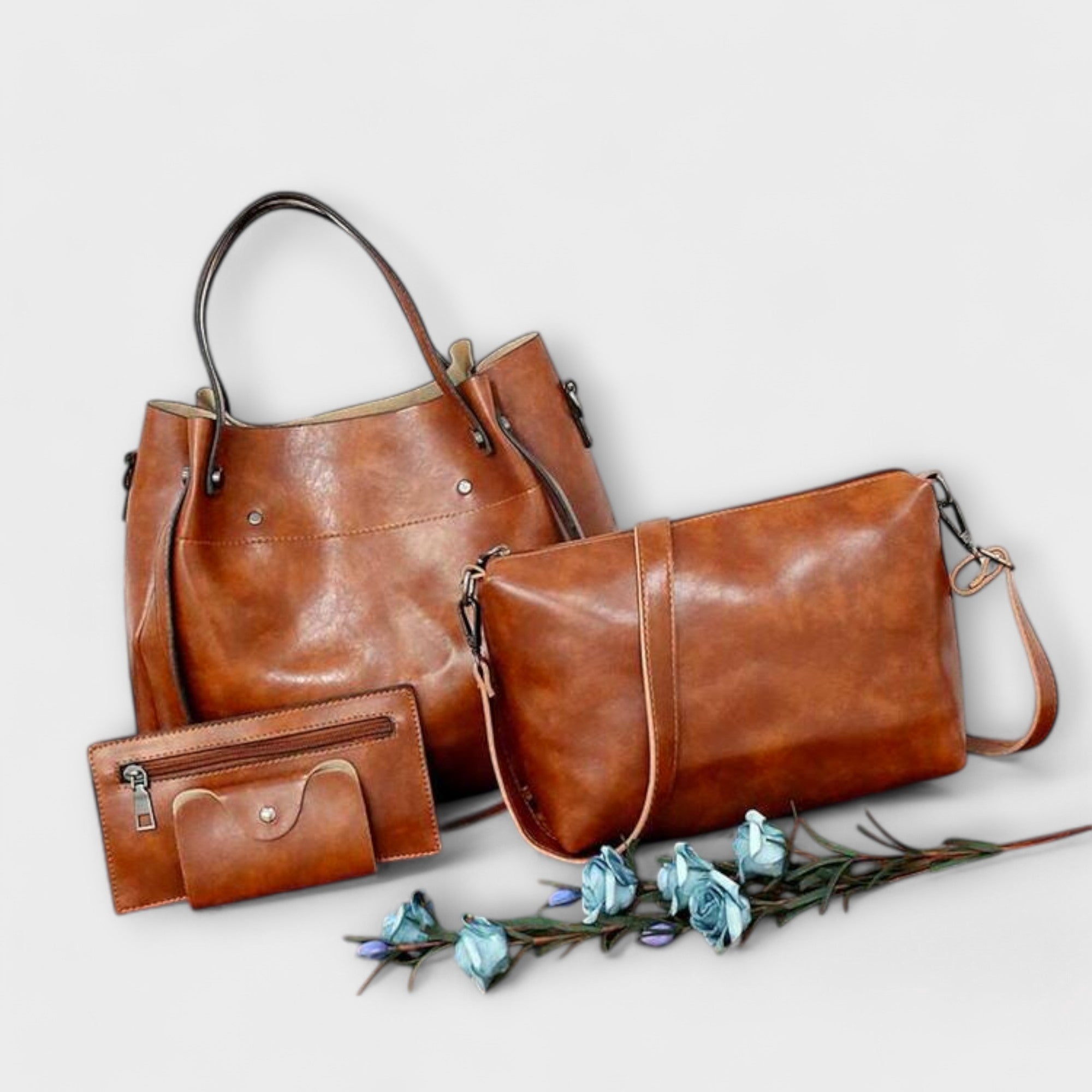 Vintage tassenset van 4 delen
