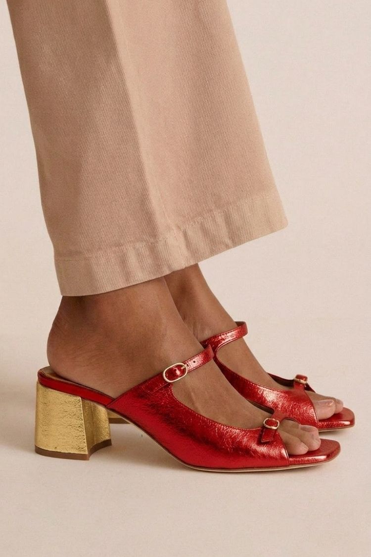 Juliette elegante sandalen met glans