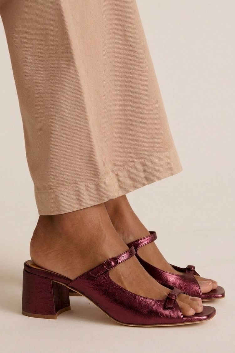 Juliette elegante sandalen met glans