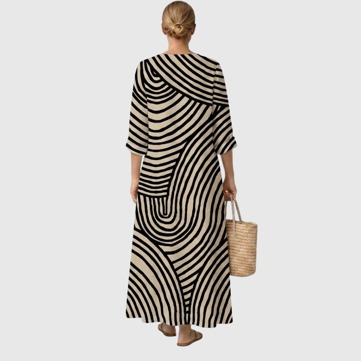 Gracia tijdloze vintage jurk