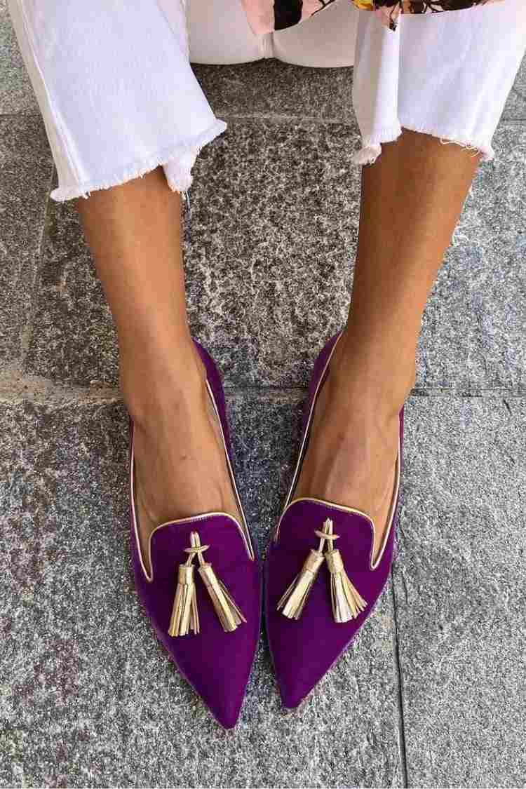 Amelie loafers met kwastjes
