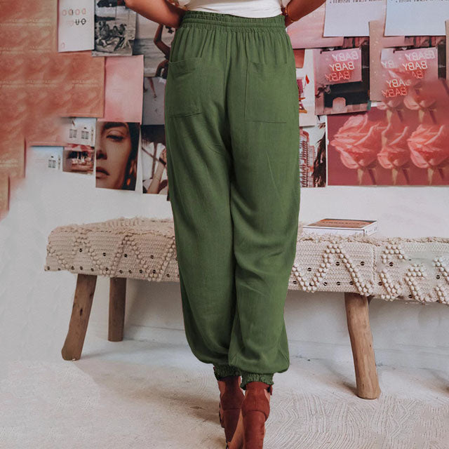 Kaeli elegante broek met verstelbare taille