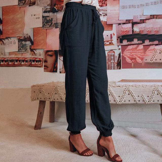 Kaeli elegante broek met verstelbare taille