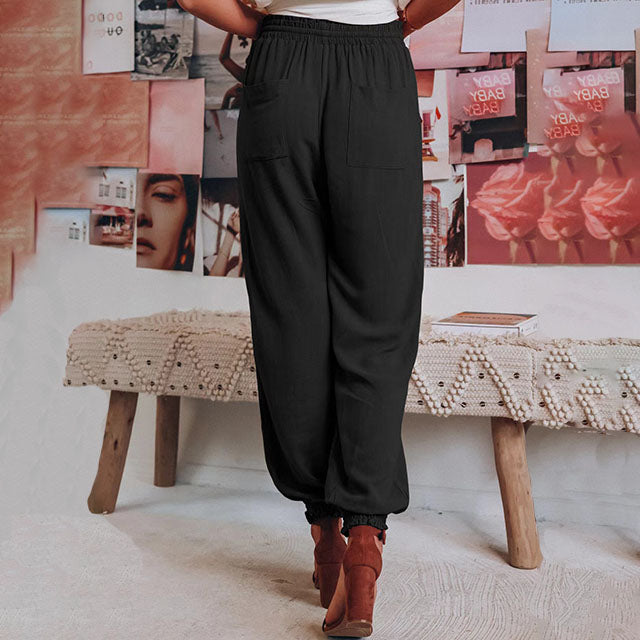 Kaeli elegante broek met verstelbare taille
