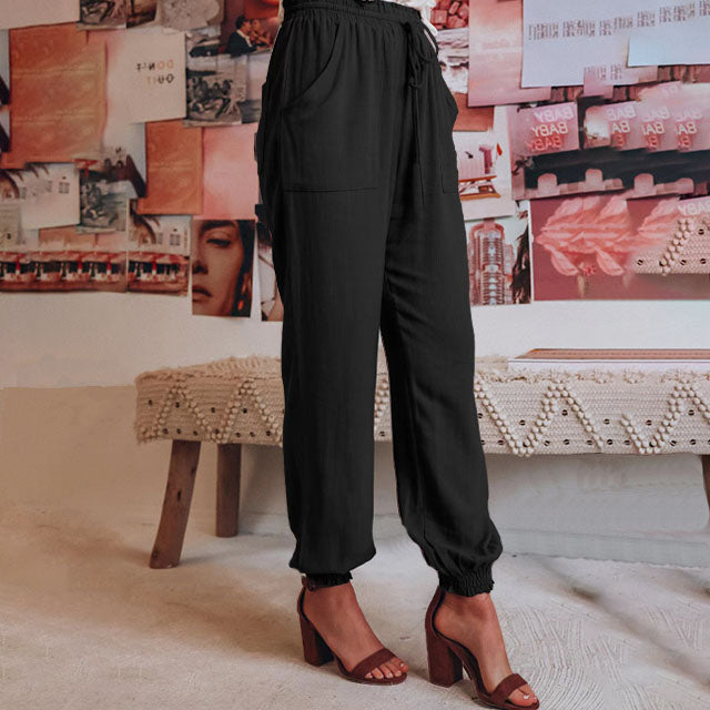 Kaeli elegante broek met verstelbare taille