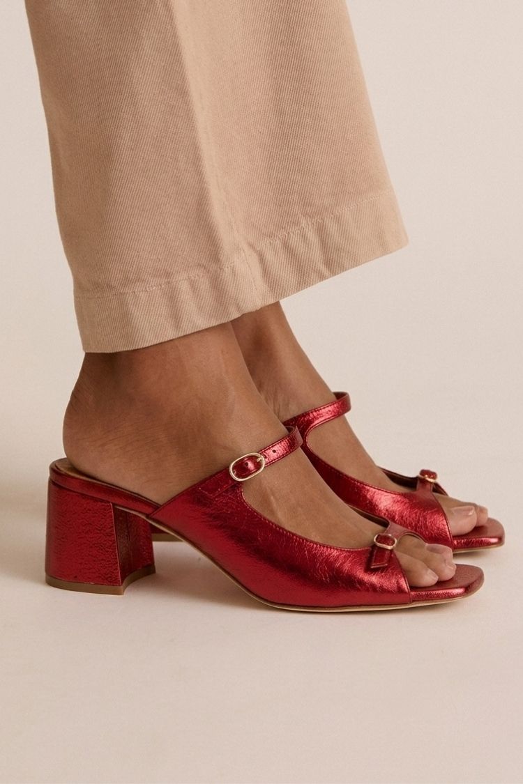 Juliette elegante sandalen met glans