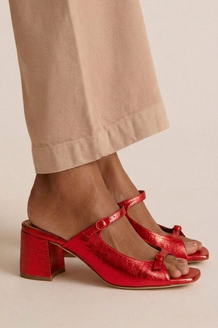 Juliette elegante sandalen met glans