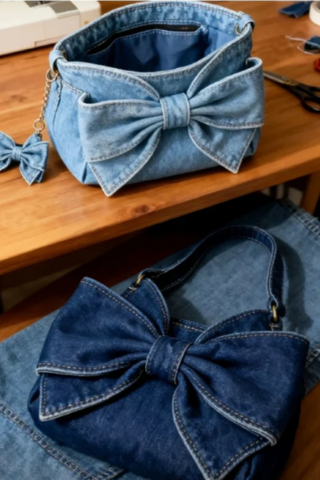 Anika | Retro tas met strik