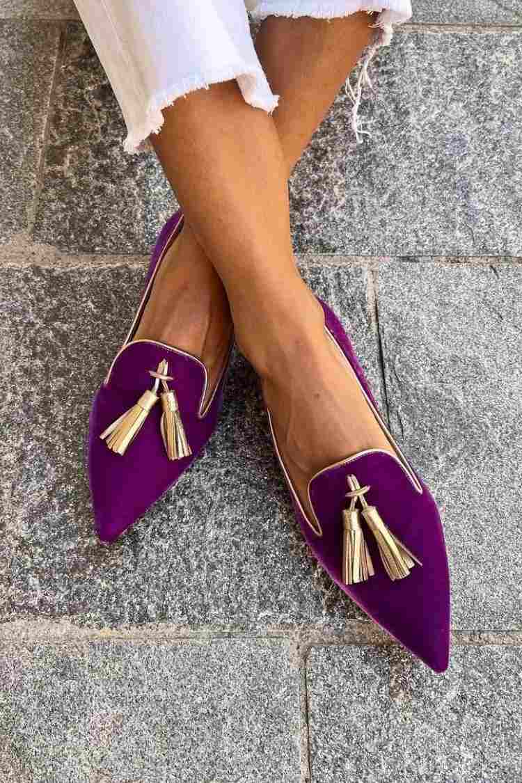 Amelie loafers met kwastjes